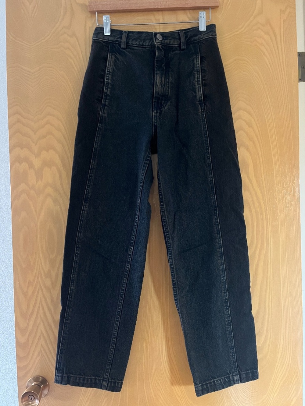 Rachel Comey Tamar Jean Mission Combo Denim Wide Leg Size 0 - Picture 8 of 9